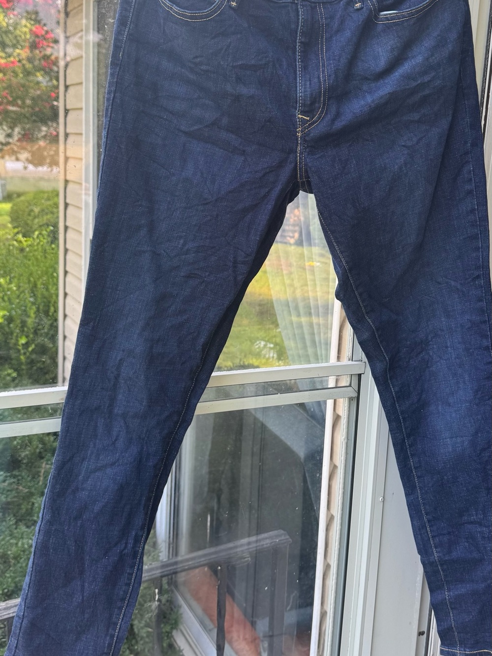 Men's Dark Blue Skinny Jeans - Classic Slim Fit